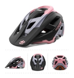 BATFOX-Casco de bicicleta de montaña con moldeado integrado para hombres y mujeres, cascos de ciclismo, deportes al aire libre,