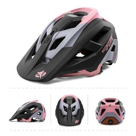 Capacete de mountain bike com moldagem integrada BATFOX para homens e mulheres, capacetes de ciclismo, esportes ao ar livre,