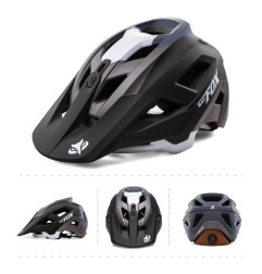 BATFOX-Integrierter geformter Mountainbike-Helm für Männer und Frauen, Fahrradhelme, Outdoor-Sportarten, Kopfbedeckungen