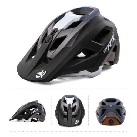 BATFOX-Integrierter geformter Mountainbike-Helm für Männer und Frauen, Fahrradhelme, Outdoor-Sportarten, Kopfbedeckungen
