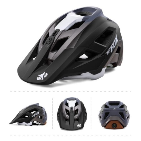 Capacete de mountain bike com moldagem integrada BATFOX para homens e mulheres, capacetes de ciclismo, esportes ao ar livre,