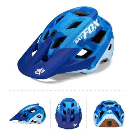 BATFOX-Integrierter geformter Mountainbike-Helm für Männer und Frauen, Fahrradhelme, Outdoor-Sportarten, Kopfbedeckungen
