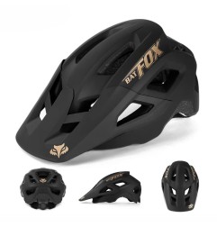 BATFOX-Integrated molding mountain bike helmet for men and women, cycling helmets, outdoor sports, headwear