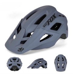 BATFOX-Integrierter geformter Mountainbike-Helm für Männer und Frauen, Fahrradhelme, Outdoor-Sportarten, Kopfbedeckungen
