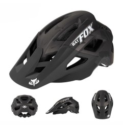 BATFOX-Casco da mountain bike con stampaggio integrato per uomo e donna, caschi da ciclismo, sport all'aria aperta, copricapo
