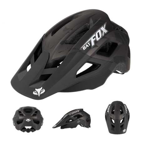 BATFOX-Integrierter geformter Mountainbike-Helm für Männer und Frauen, Fahrradhelme, Outdoor-Sportarten, Kopfbedeckungen