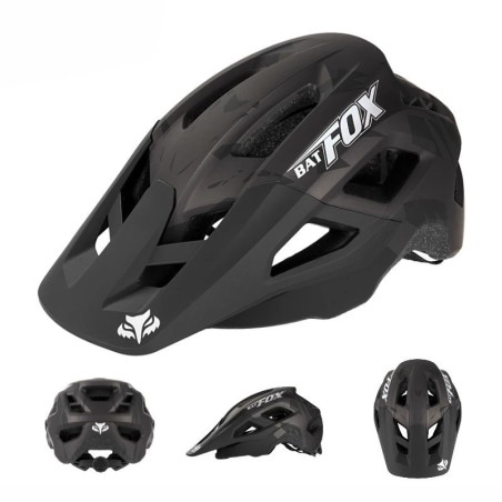 Capacete de mountain bike com moldagem integrada BATFOX para homens e mulheres, capacetes de ciclismo, esportes ao ar livre,