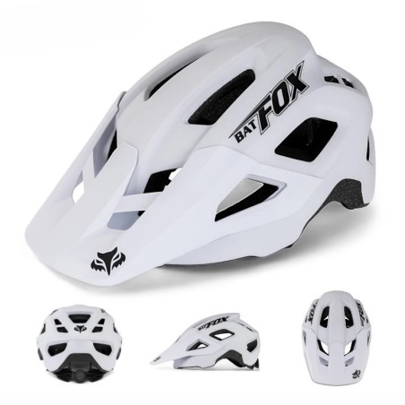 BATFOX-Casco de bicicleta de montaña con moldeado integrado para hombres y mujeres, cascos de ciclismo, deportes al aire libre,