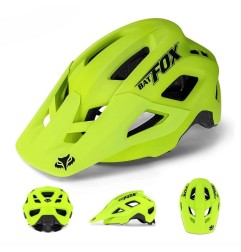 BATFOX-Integrated molding mountain bike helmet for men and women, cycling helmets, outdoor sports, headwear