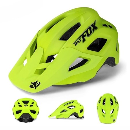 BATFOX-Integrated molding mountain bike helmet for men and women, cycling helmets, outdoor sports, headwear