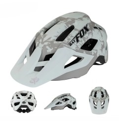 BATFOX-Integrated molding mountain bike helmet for men and women, cycling helmets, outdoor sports, headwear
