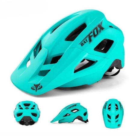 BATFOX-Integrated molding mountain bike helmet for men and women, cycling helmets, outdoor sports, headwear