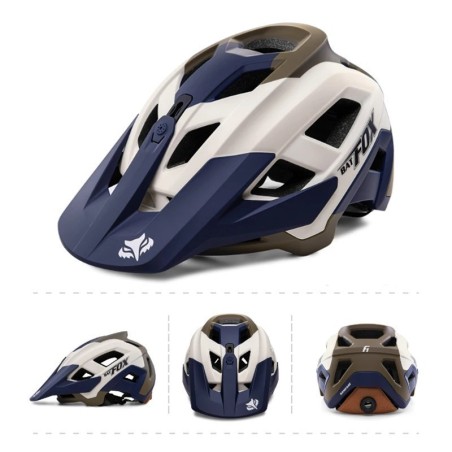 BATFOX-Casco de bicicleta de montaña con moldeado integrado para hombres y mujeres, cascos de ciclismo, deportes al aire libre,