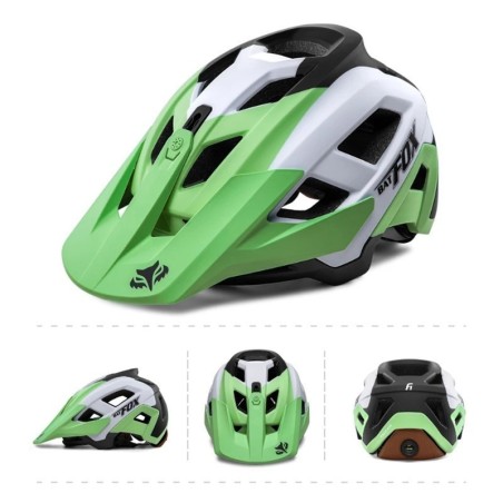 Capacete de mountain bike com moldagem integrada BATFOX para homens e mulheres, capacetes de ciclismo, esportes ao ar livre,