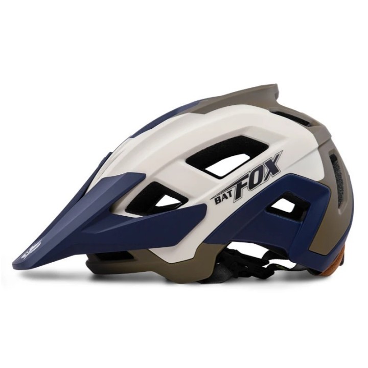 Capacete de mountain bike com moldagem integrada BATFOX para homens e mulheres