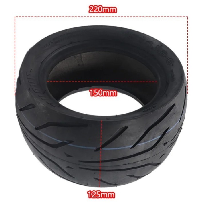 Neumáticos sin cámara 10x4.50-6 para patinete eléctrico, aptos para piezas