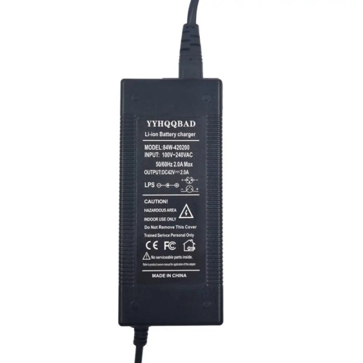 36V 42V 2A lithium battery charger for 36 lithium battery