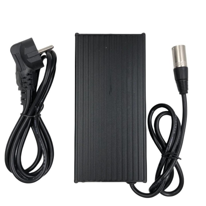 Caricabatterie rapido 60V 67,2V/5A per collegamento batteria al litio 16S 60V