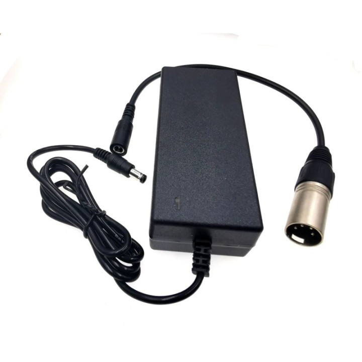 42v 2A XLRM 4 pin 1 +,4- charger connector for l battery