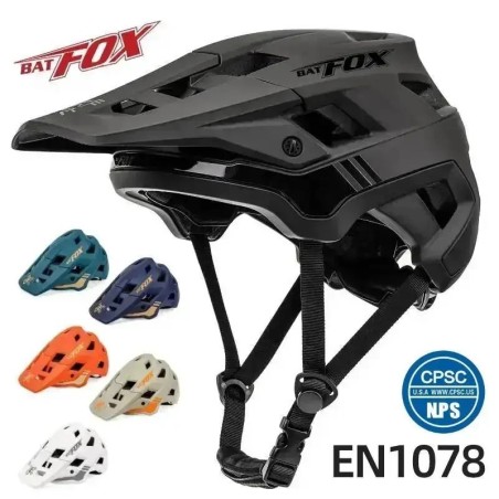 BATFOX casco da bicicletta da uomo casco da bicicletta MTB casco bicicleta custodia da mountain bike