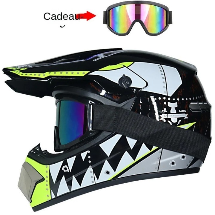 Casque de moto pour enfants, tout-terrain, pour la descente, AM ou DH