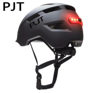 PJT-Casque de vélo avec feu arrière aste par USB, accessoire de sécuri