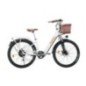 Bicicleta elétrica 26 "250 W 7 S Motor removível Li-Battery Pedal Assist com cesta de bagagem urbana unissex City Commuter Bicicleta elétrica 26 "250 W 7 S Motor removível Li-Battery Pedal Assist com cesta de bagagem urbana unissex City Commuter