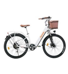 Bicicleta elétrica 26 "250 W motor 7S removível Li-bateria pedal auxiliar