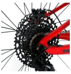 TWITTER OVERLORD M6100-12S Freno a disco idraulico AM Full Shock Coda morbida Mountain bike in fibra di carbonio con tubo sella