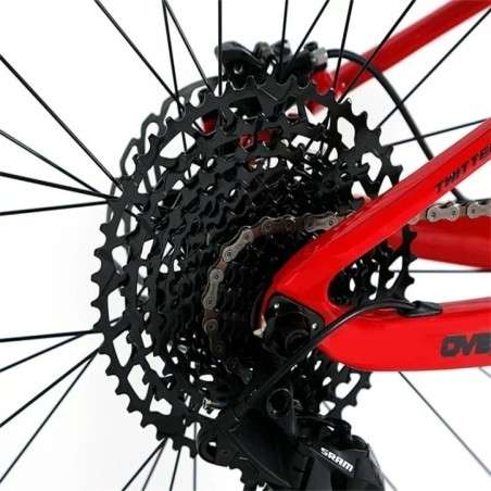 TWITTER OVERLORD M6100-12S Freno de disco hidráulico AM Full Shock Soft Tail Bicicleta de montaña de fibra de carbono con tubo