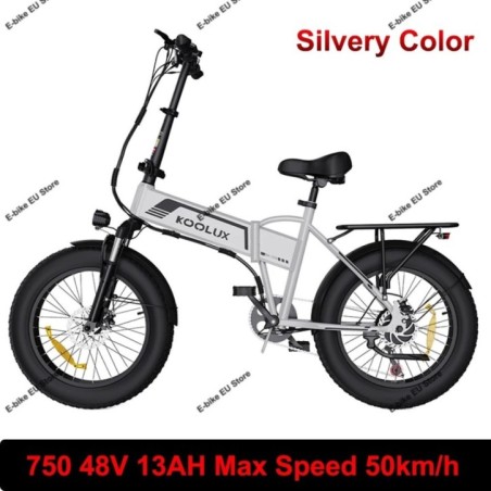 KOOLUX BK10SS Velocità massima 50 km/h Bicicletta elettrica pieghevole 20 pollici 750 W 48 V 13 Ah Batteria rimovibile All