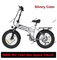 KOOLUX BK10SS vitesse maximale 50 km/h vélo électrique pliant 20 pouces 750W 48V 13Ah batterie amovible tout Terrain E gros vélo