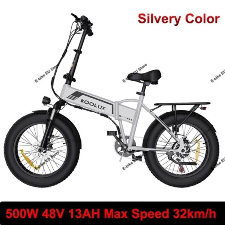 Bicicleta eléctrica plegable KOOLUX BK10SS velocidad máxima 50 km/h 20 pulgadas 750W 48V 13Ah batería extraíble todo terreno E