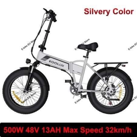 KOOLUX BK10SS vitesse maximale 50 km/h vélo électrique pliant 20 pouces 750W 48V 13Ah batterie amovible tout Terrain E gros vélo