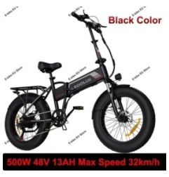 KOOLUX BK10SS Velocità massima 50 km/h Bicicletta elettrica pieghevole 20 pollici 750 W 48 V 13 Ah Batteria rimovibile All