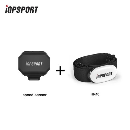 IGPSPORT Computador de bicicleta Monitor de frequência cardíaca Sensor de cadência de velocidade Ciclismo ANT + Bluetooth 5.0