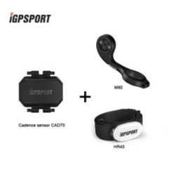 IGPSPORT Bicicleta Computadora Monitor de Ritmo Cardíaco Sensor de Cadencia de Velocidad Ciclismo ANT+ Bluetooth 5.0 Ciclismo