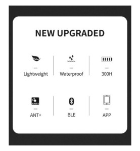 Sensor de velocidade IGPSPORT SPD70 IPX7 à prova d'água compatível com My