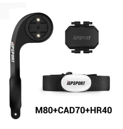 IGPSPORT-Support pour ordinateur de vélo M80 CAD70, capteur de cadence SPD70, capteur de vitesse HR40, moniteur de fréquence car