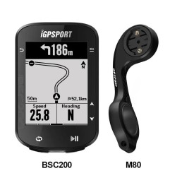 IGPSPORT-Ordinateur de vélo GPS BSC200, Odomcirculation de vélo, Compteur de vitesse sans fil, Navigation sur route, ANT + Bluet