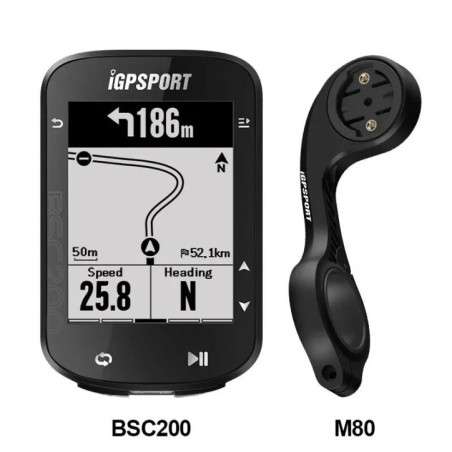 IGPSPORT-BSC200 GPS Bike Computer, OdomBicycle, Wireless Speedometer, Road Navigation, ANT+ Bluet