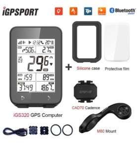IGPSPORT IGS320 Ciclismo Computadora Inalámbrico IPX7 Bluetooth 5.0 ANT+