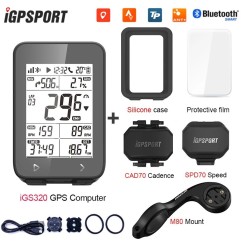 IGPSPORT IGS320 Computer da ciclismo wireless IPX7 Bluetooth 5.0 ANT+GPS Tachimetro durata batteria 72H