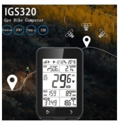 IGPSPORT – compteur de vélo sans fil IGS320, IPX7, Bluetooth 5.0 ANT +
