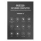 IGPSPORT – compteur de vélo sans fil IGS320, IPX7, Bluetooth 5.0 ANT + GPS, 72H d'autonomie de la batterie, compteur de vitesse,