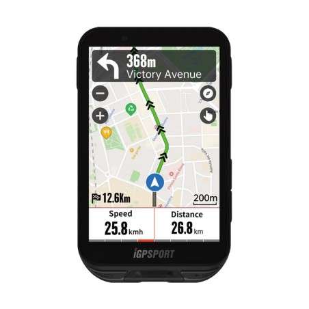 Análise de formato de computador de bicicleta GPS com tela sensível ao toque IGPSPORT iGS800