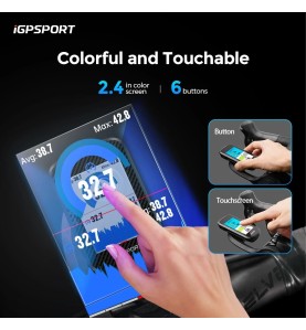 IGPSPORT BSC300T Fahrradcomputer Cycling Navigator IPX7 Wireless