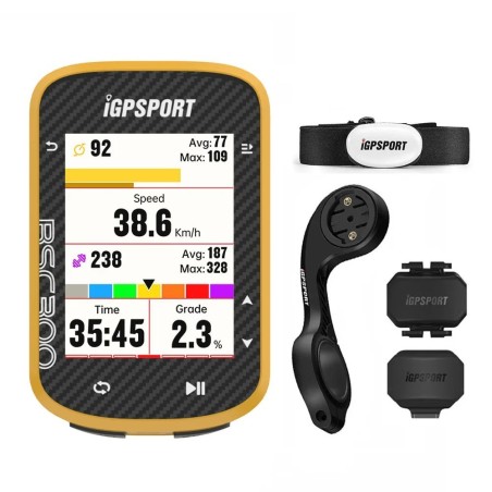 IGPSPORT BSC300 Bicycle Computer GPS Cycling World Map Navigat