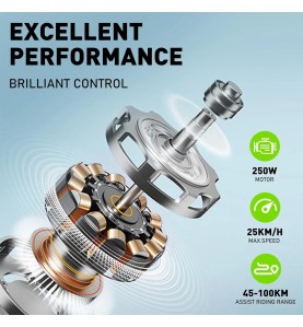 HITWAY Elektrofahrrad für Erwachsene, 28 Zoll Elektro-Citybike