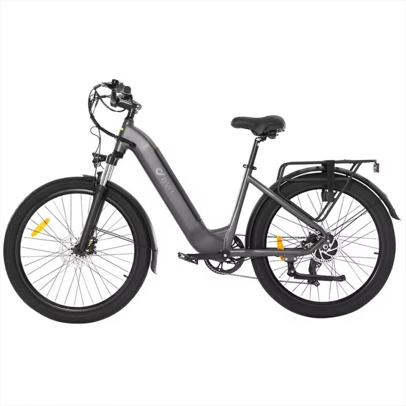 DYU C1 Elektrofahrrad 350W 36V10AH Elektrofahrrad Doppelscheibenbremse Erwachsene City 26 Zoll Reifen E-Bike